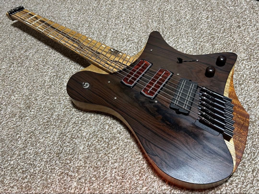 最終値下げ JPG オーダーメイドギター 7弦 ヘッドレス
