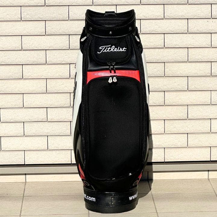 希少 限定 タイトリスト キャディバッグ スタッフバッグ ツアーモデル フード付