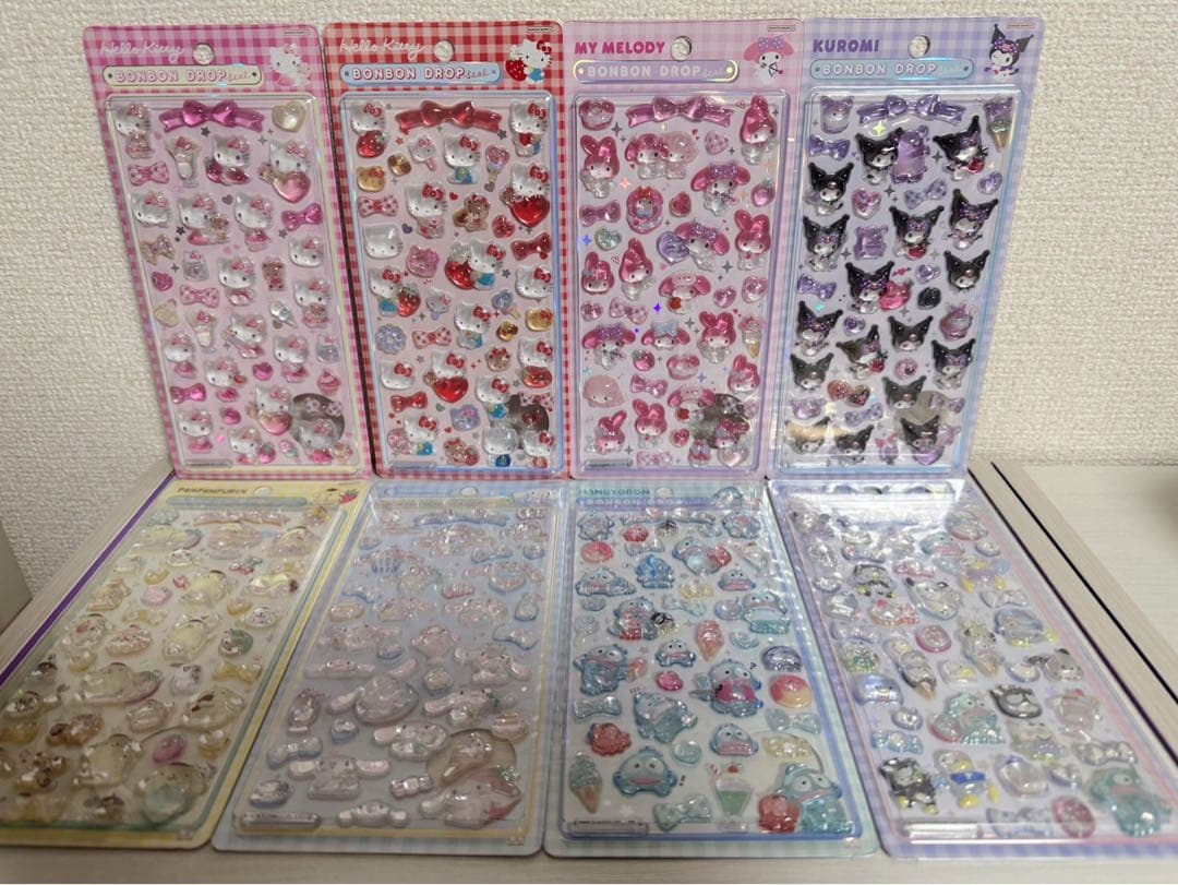 ボンボンドロップシール　サンリオ　第2弾　8種　新品未開封