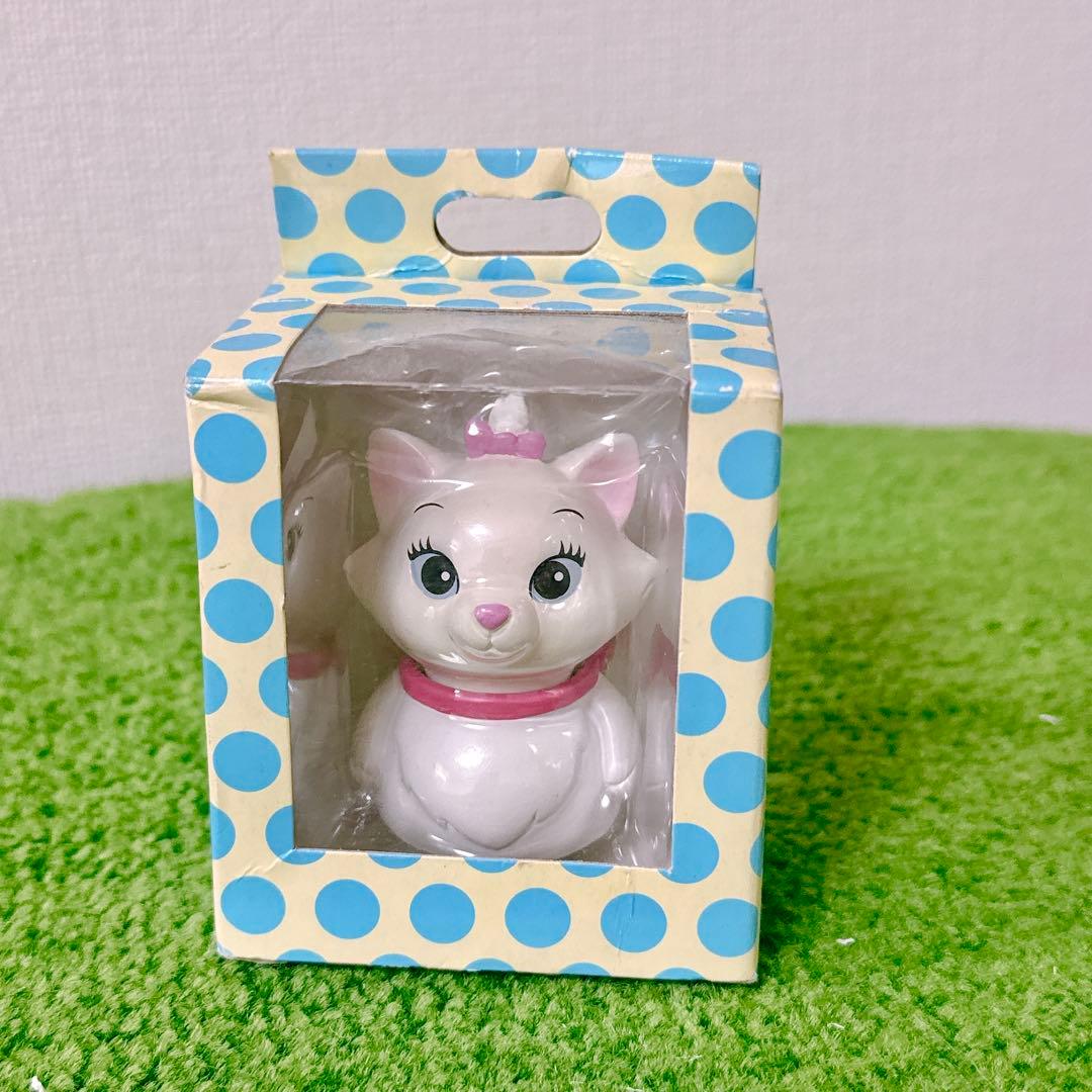 ディズニー　おしゃれキャット　マリー 首振りマスコット　陶器　置物　フィギュア