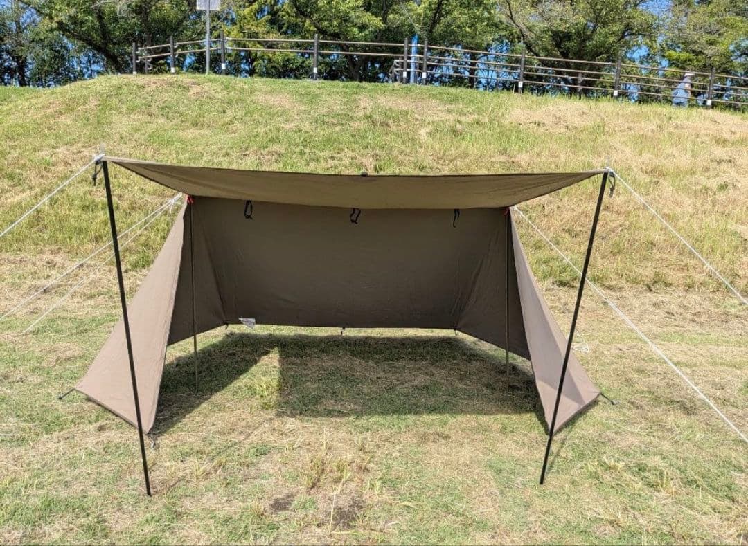 テンマクデザイン 炎幕 グランドシート付き　廃盤 パップテント ソロ