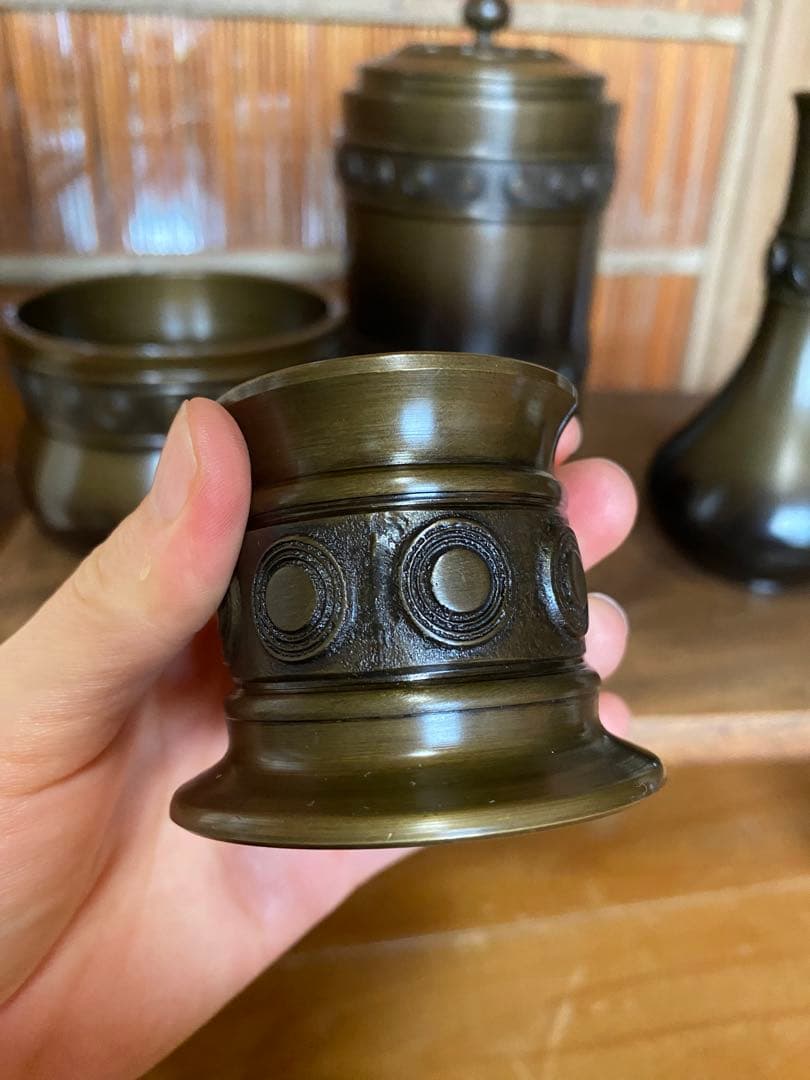 茶道具　皆具　銅製