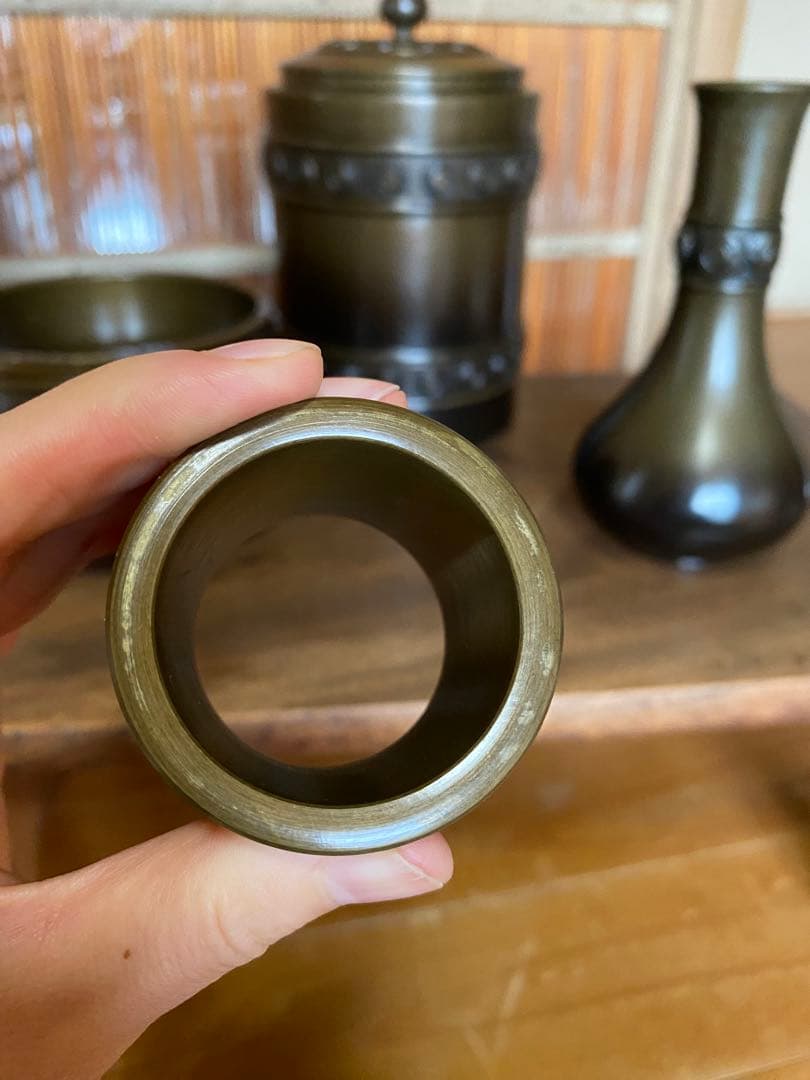 茶道具　皆具　銅製