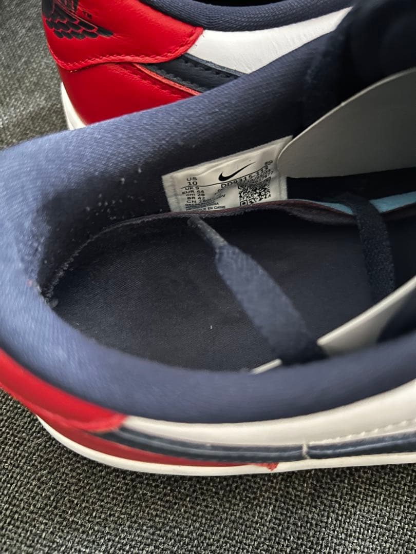 ［クリーニング済み　中古］ナイキ　エアジョーダン1 LOW ゴルフシューズ