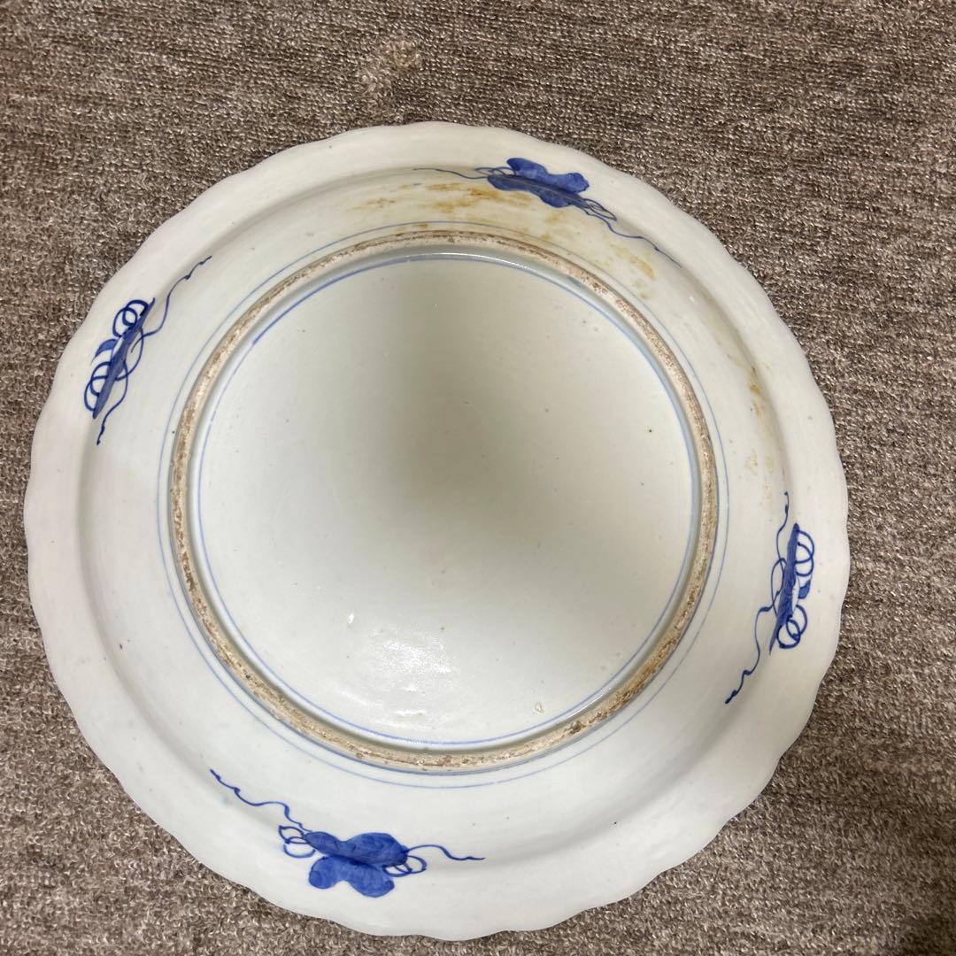 錦大鉢2個セット　46センチ×2個　明治41年調べ有り