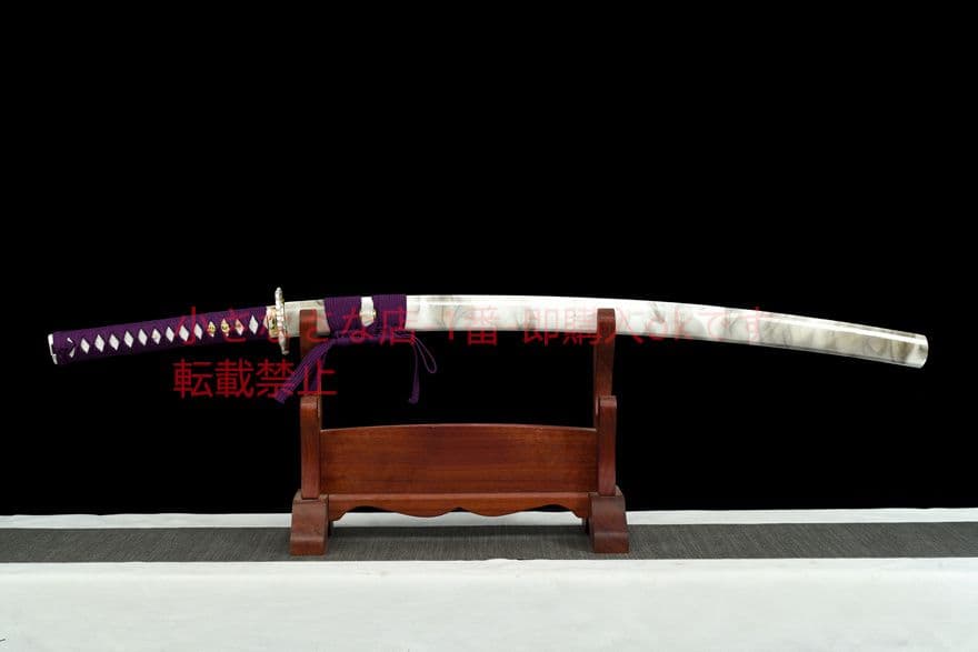 【紫妍】中炭素鋼武士刀   古兵器 武具　刀装具　日本刀　模造刀 居合刀