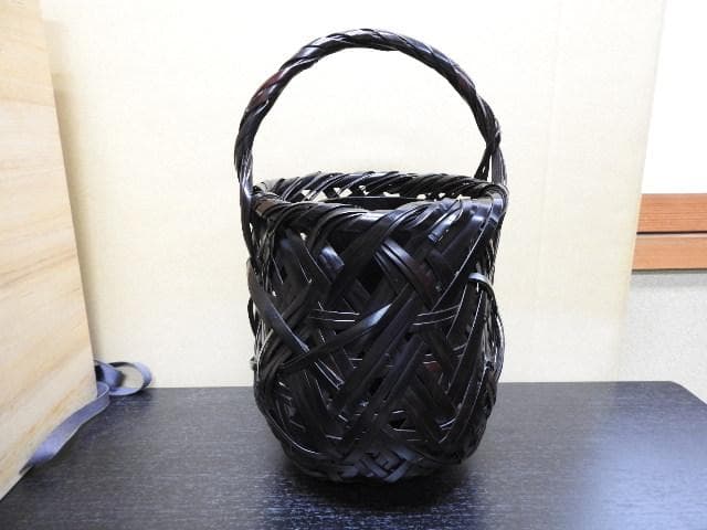 花籠　白石白雲斎　共箱　MA292