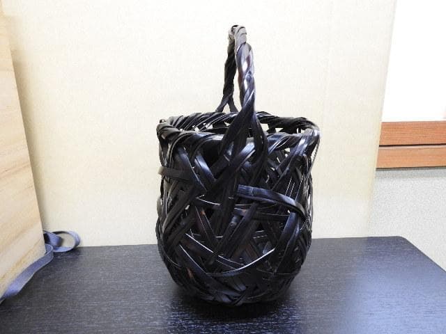 花籠　白石白雲斎　共箱　MA292