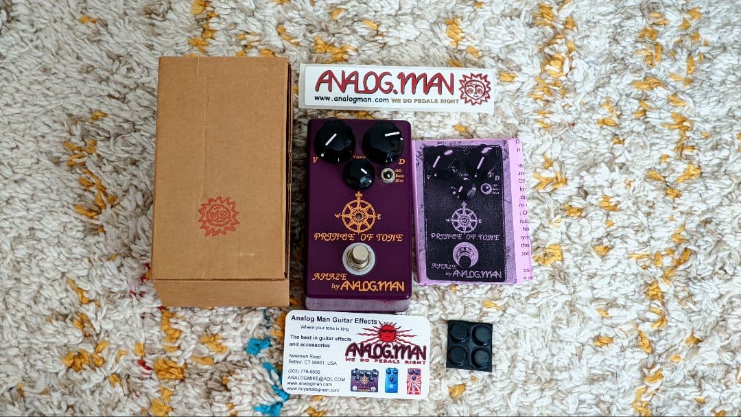 【美品】Analogman Prince of Tone オーバードライブ