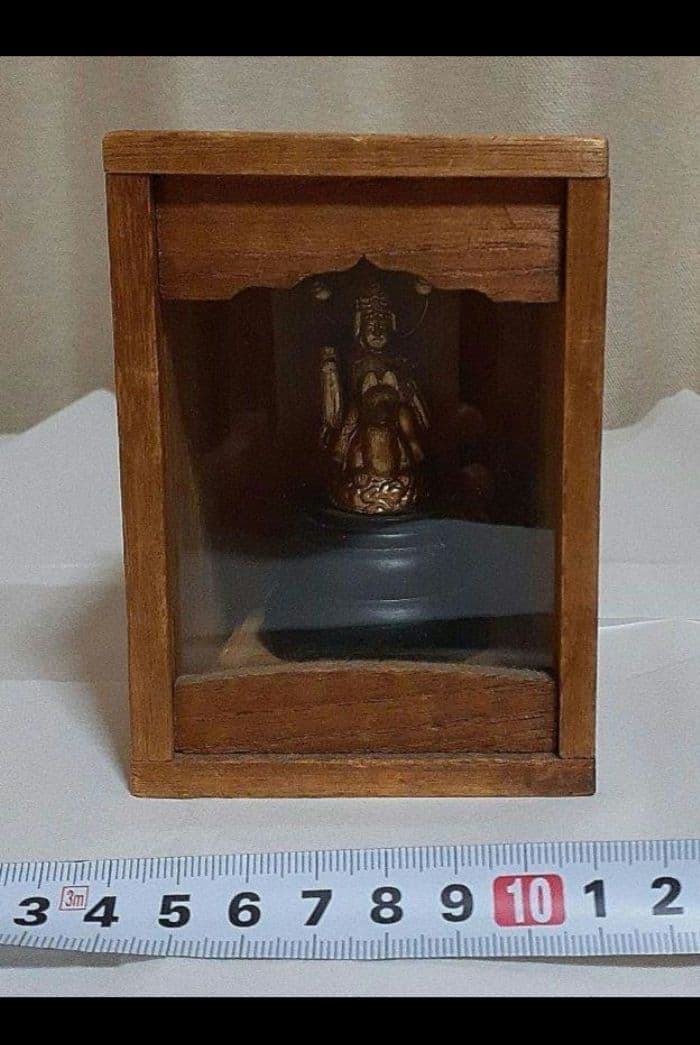 厨子入　ダキニテン　古銅　仏像