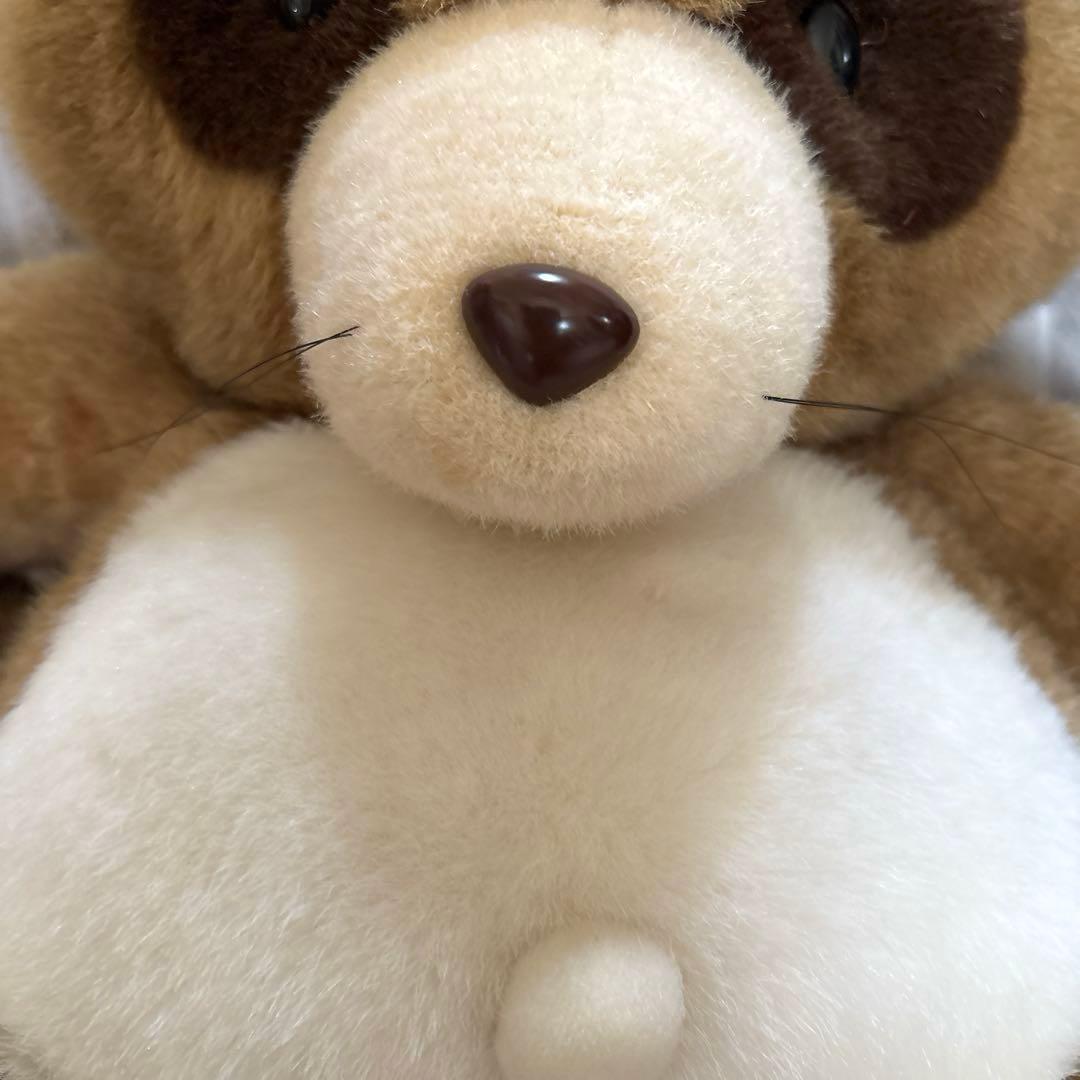 ぬいぐるみの三英　たぬき　BIGぬいぐるみ　レトロ ぽぽたの秘密