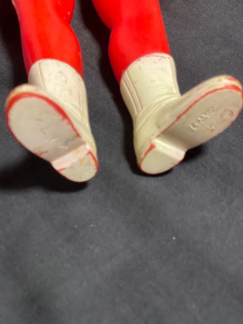 タ*カ様 レッドマン　面取れソフビ　当時物