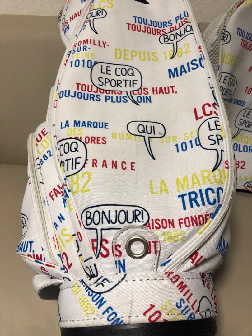 【送料込み】希少　廃盤品　ルコックスポルティフ　キャディバッグ　ゴルフバッグ