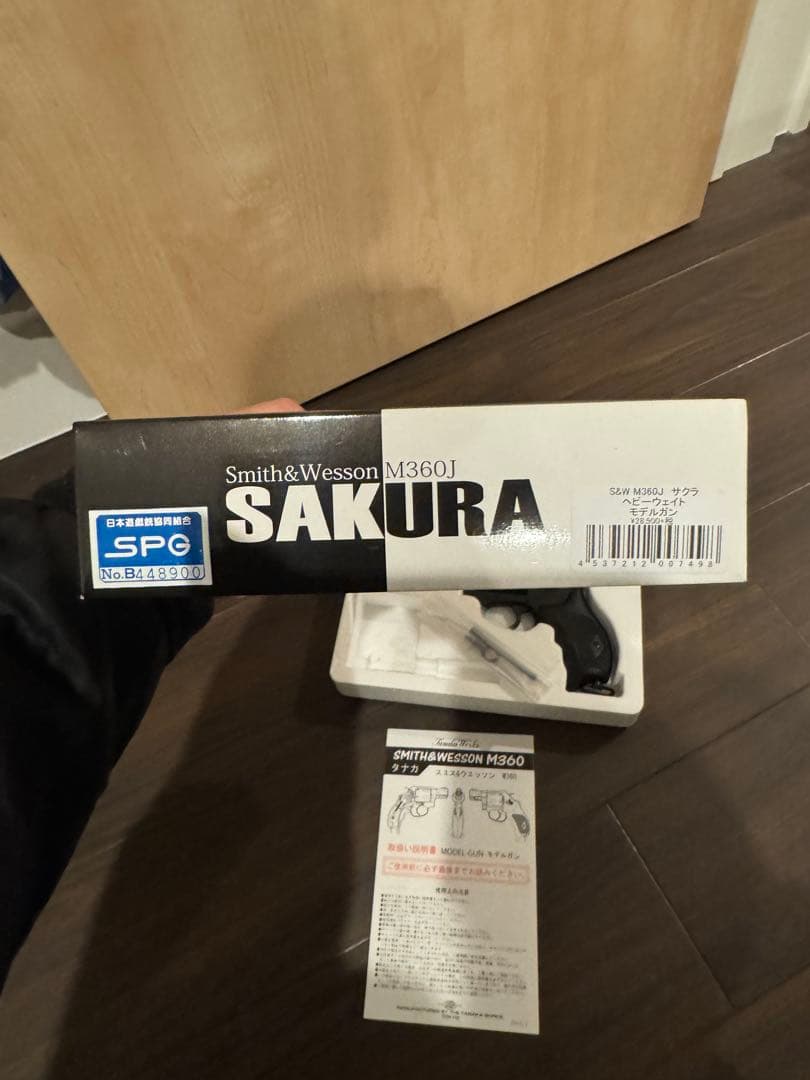 k24 タナカ　モデルガン S&W M360 SAKURA 未発火