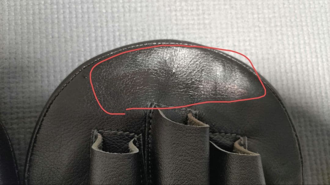 Winning パンチングミット 小判型 黒