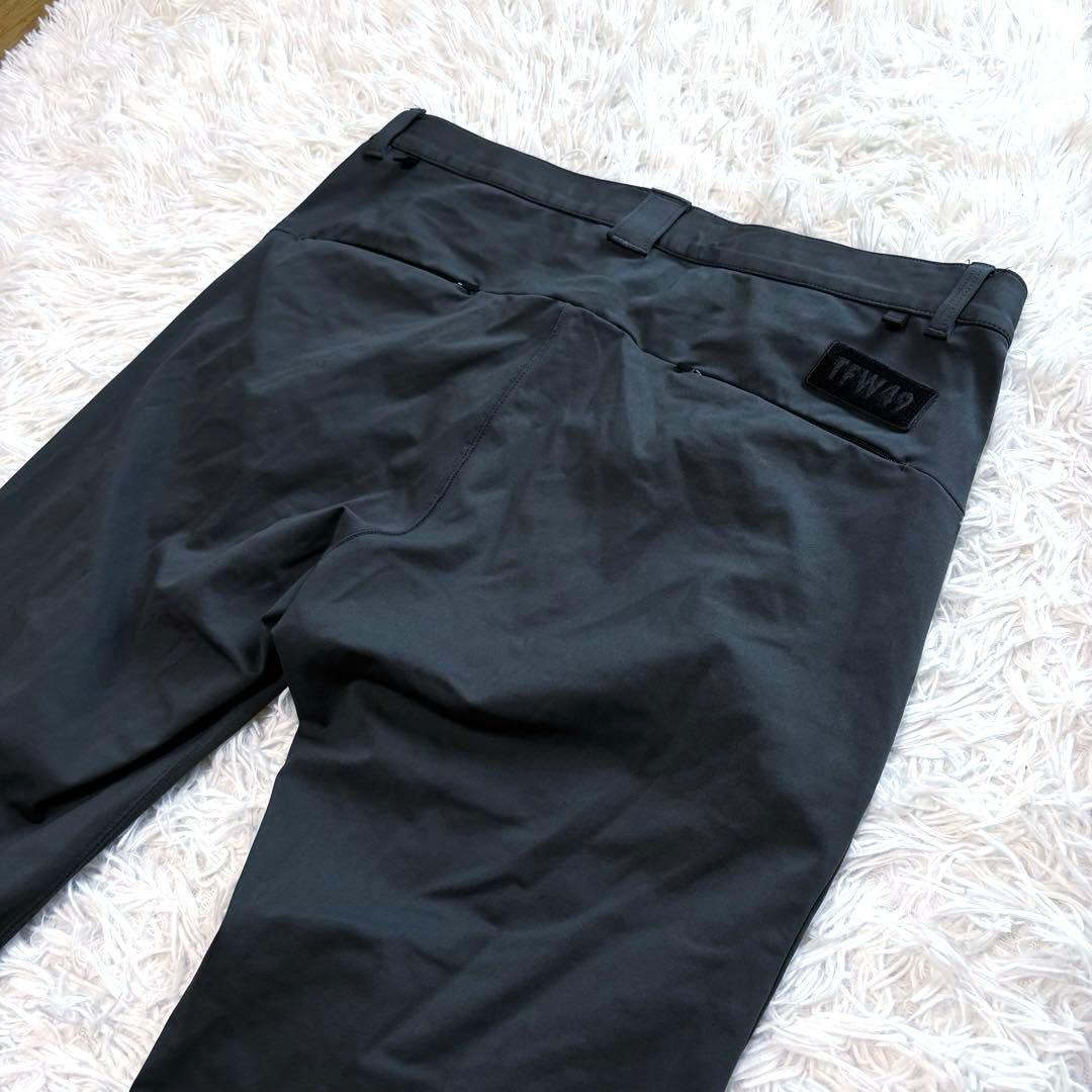 TFW49 junhashimoto パンツ ナイロン ブラック スキニー