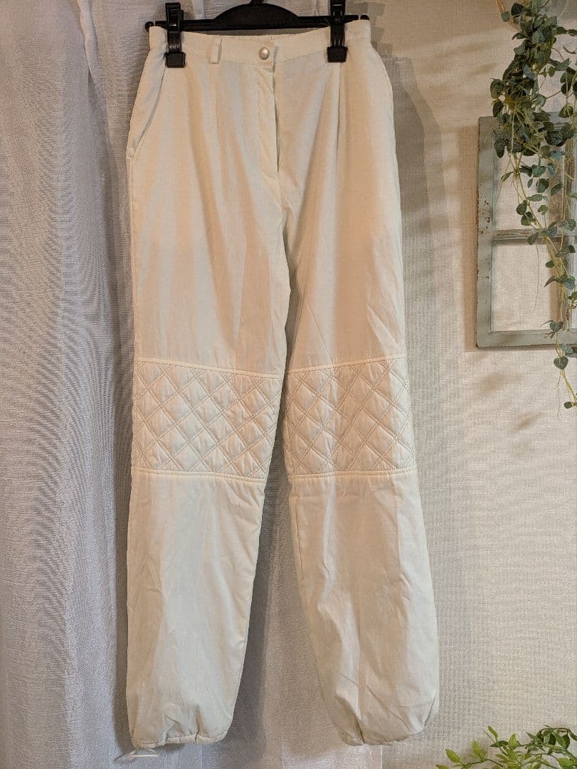 LANVIN SPORT 中綿キルティングパンツ 防寒ゴルフ　ランバンスポール