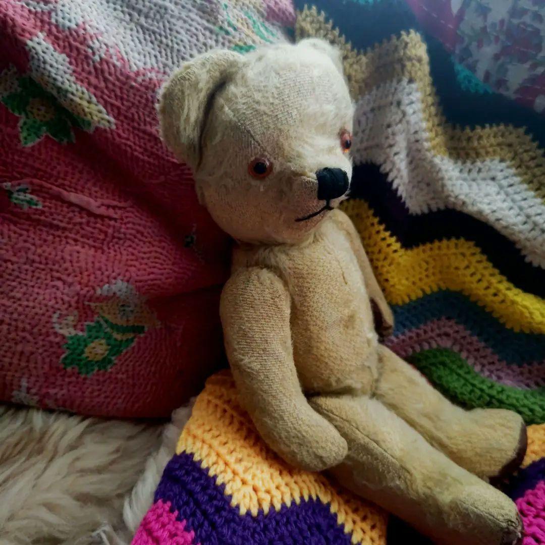 お薦めの品❀お買い得❤お顔自慢！アンティーク　テディ　鳴き笛　ジョイント