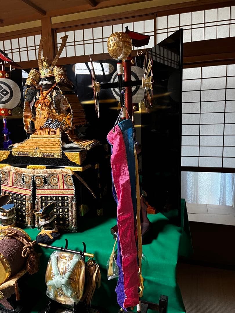 五月人形　大将人形　兜