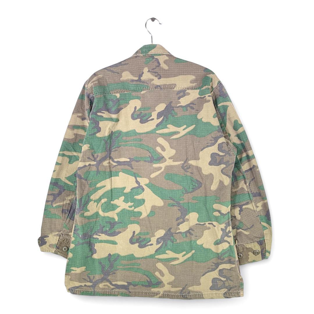 70s USMC BDUジャケット ヴィンテージ ERDL迷彩 ステンシル S
