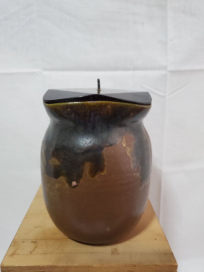 茶道具　高取焼時代ものの水指　骨董品、美術品