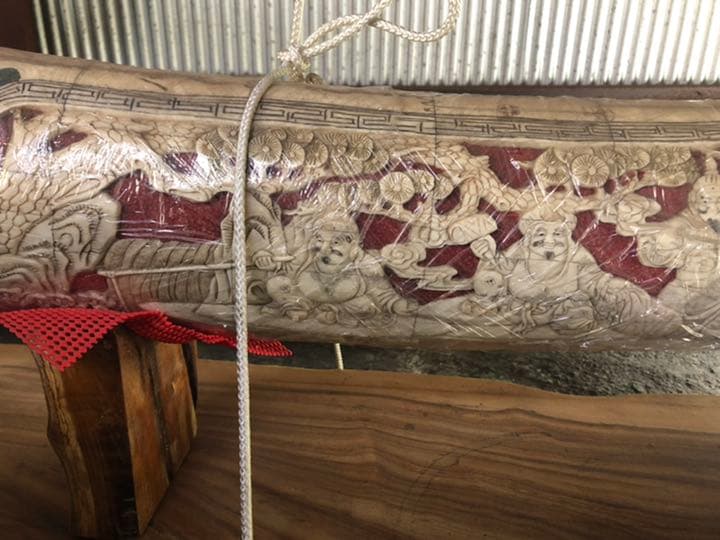 【郵送】【最終値下げ】象牙風置物 1.5m