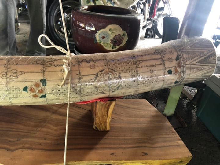 【郵送】【最終値下げ】象牙風置物 1.5m