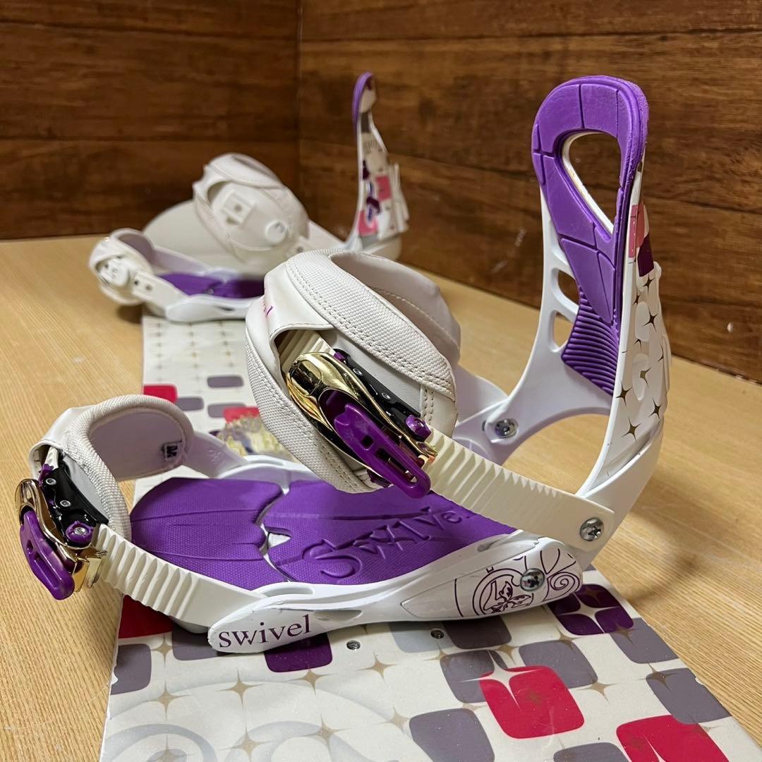 SWIVEL スウィベル 初心者オススメ　レディース スノーボード 4点セット