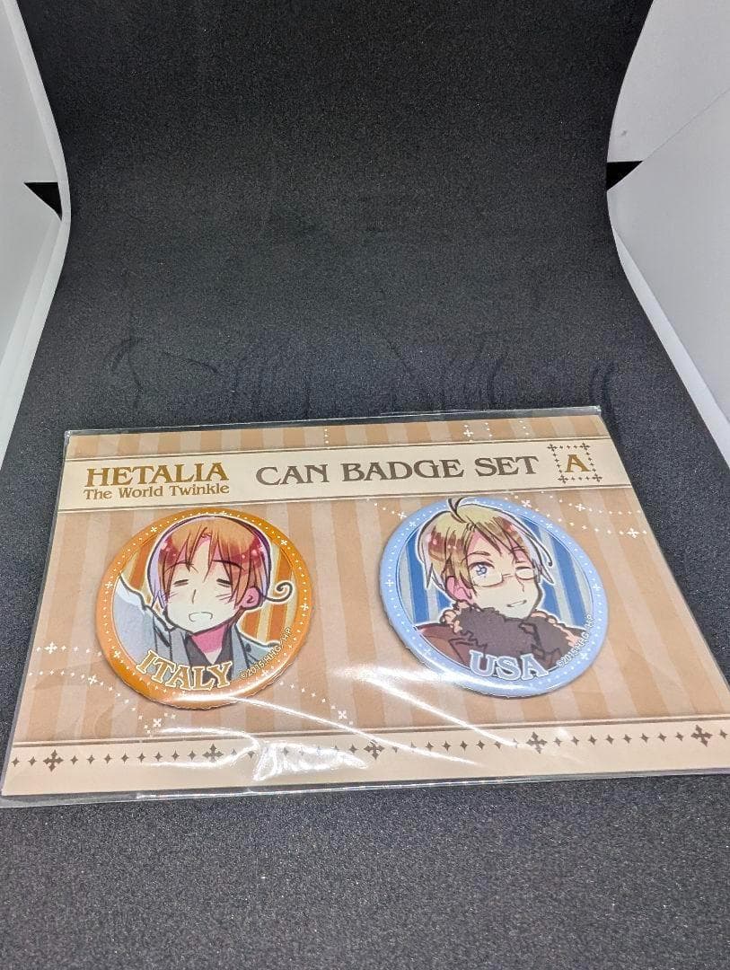 ヘタリア The World Twinkle 缶バッジセット