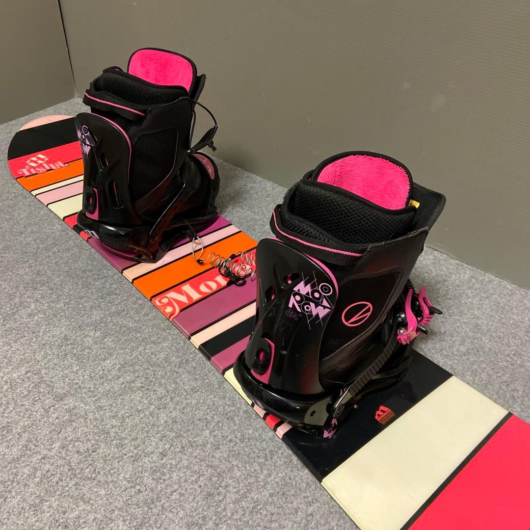 ★ メンテ済　スノボセット　板144cm ブーツ24.5~ 25cm ケース付