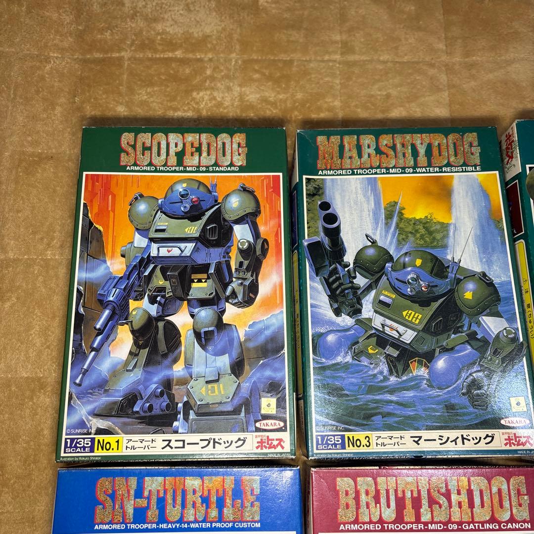 装甲騎兵ボトムズ　プラモデル 6種セット