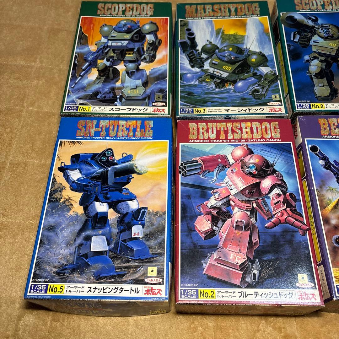 装甲騎兵ボトムズ　プラモデル 6種セット