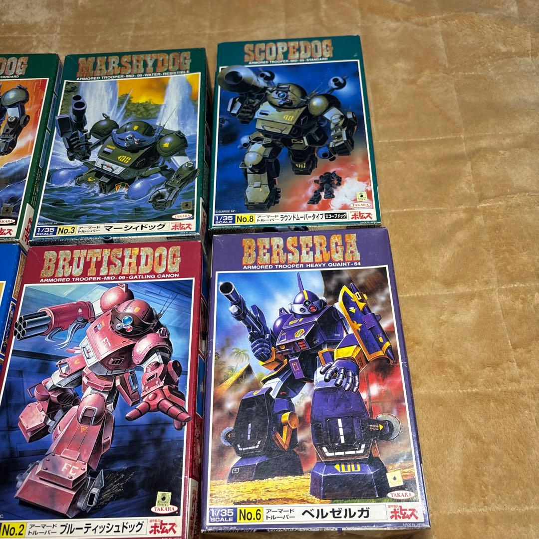 装甲騎兵ボトムズ　プラモデル 6種セット