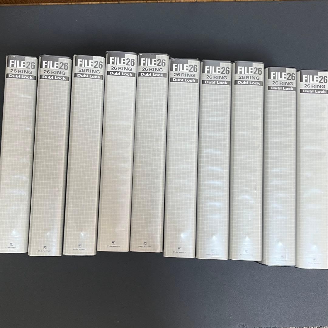 10冊分　F679R-05 ブラック　マルマン ダブルロックリングファイル