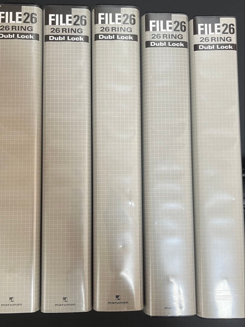 10冊分　F679R-05 ブラック　マルマン ダブルロックリングファイル