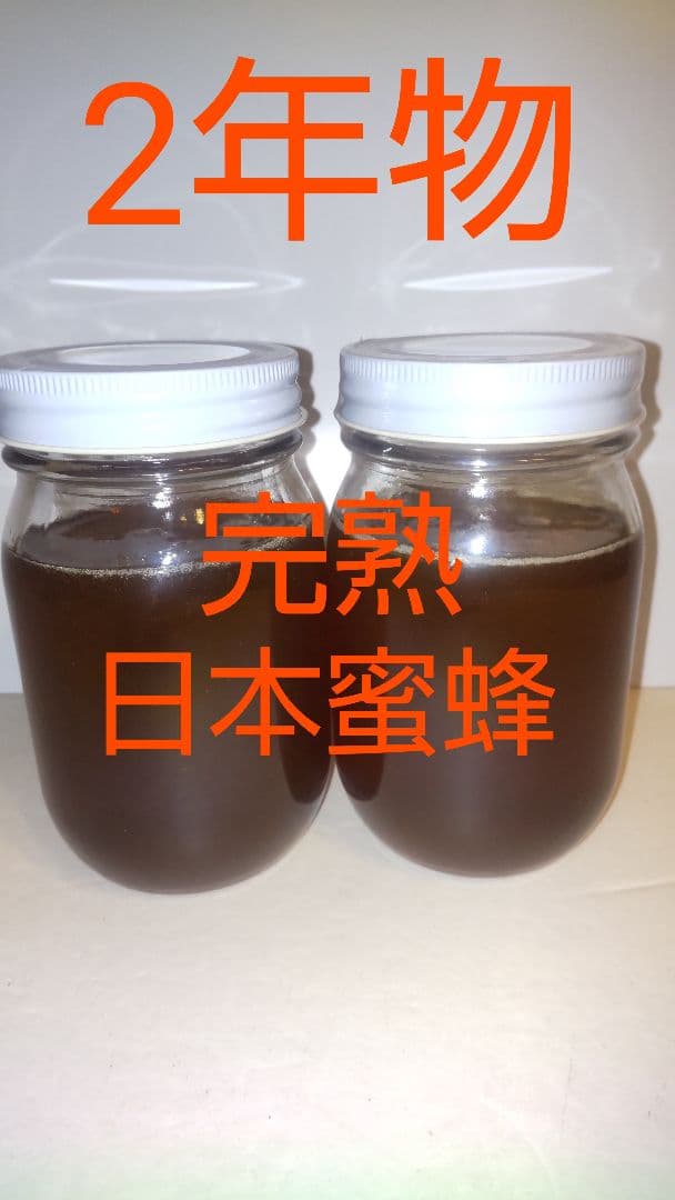 日本蜜蜂　百花蜜　500g×2　天然非加熱　糖度83.5 　完熟2年物　ハチミツ