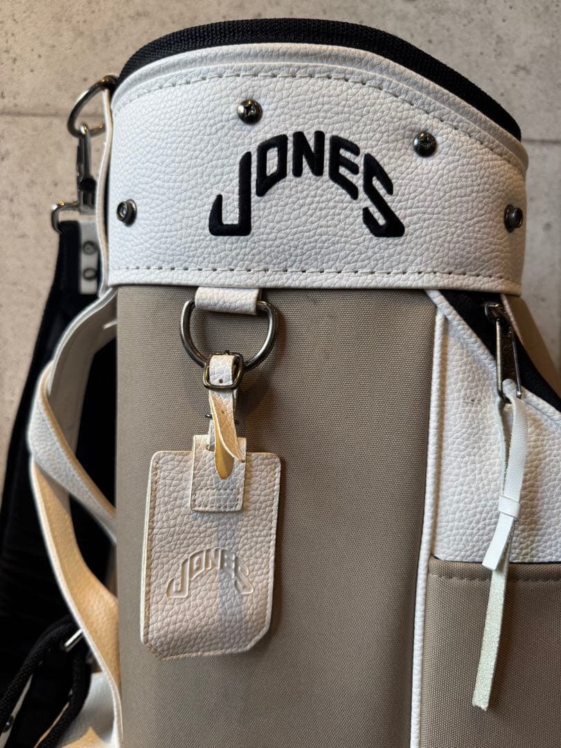 JONES RIDER キャディバッグ ホワイト・ベージュ