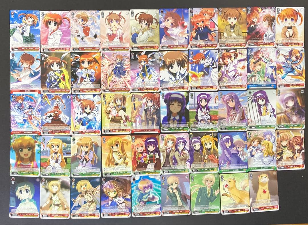 ヴァイスシュヴァルツ　魔法少女リリカルなのは　３７６種類まとめ