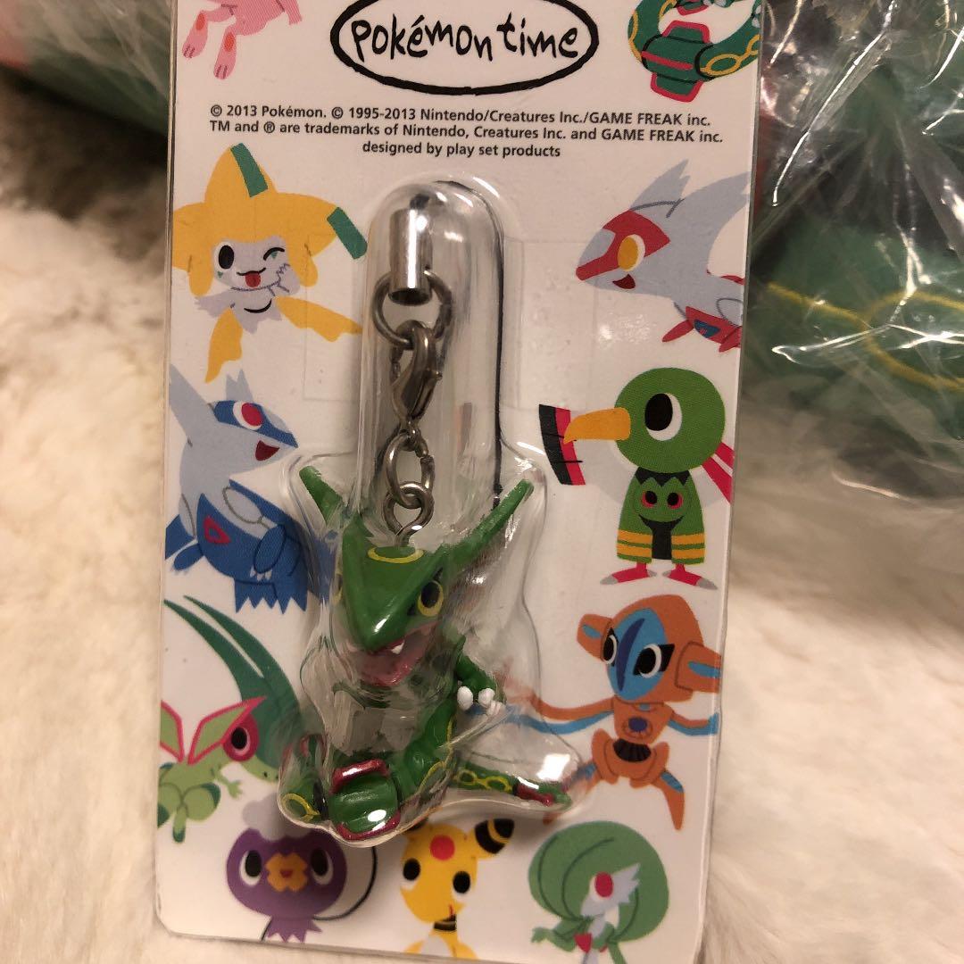 ポケモンセンター　レックウザ　ぬいぐるみ　ポケモンタイムストラップ