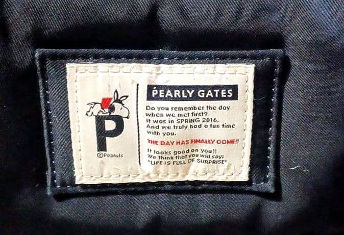 【美品】パーリーゲイツ　スヌーピー　ロッカーバッグ