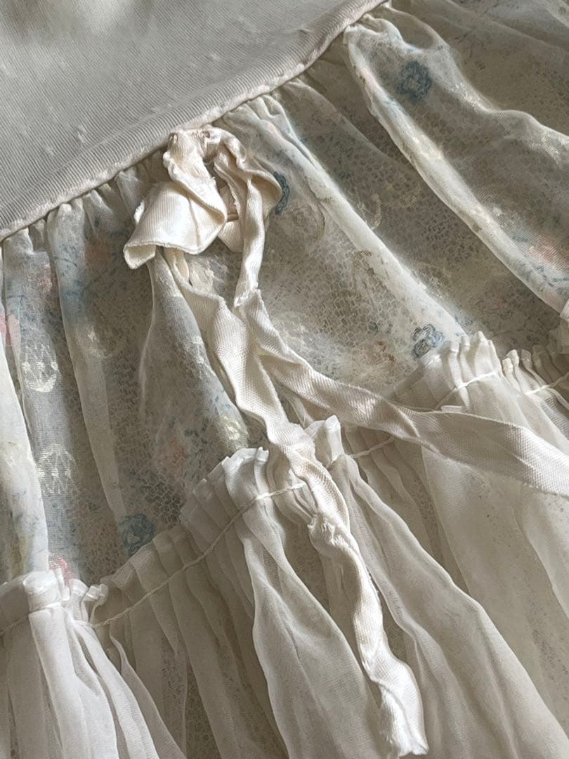 アンティークヴィンテージマネキントルソー ペチコートスカート コルセットドレス