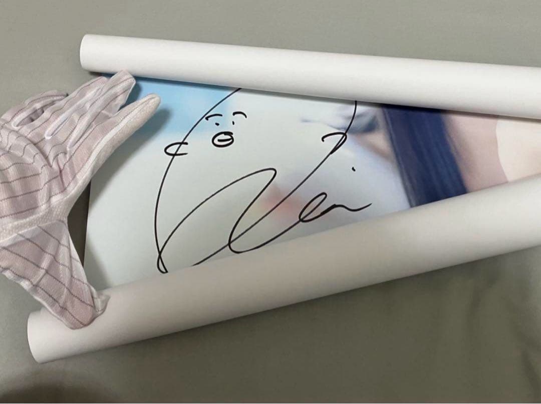 来栖りん 「I wish」 直筆サイン入りポスター カミカツ