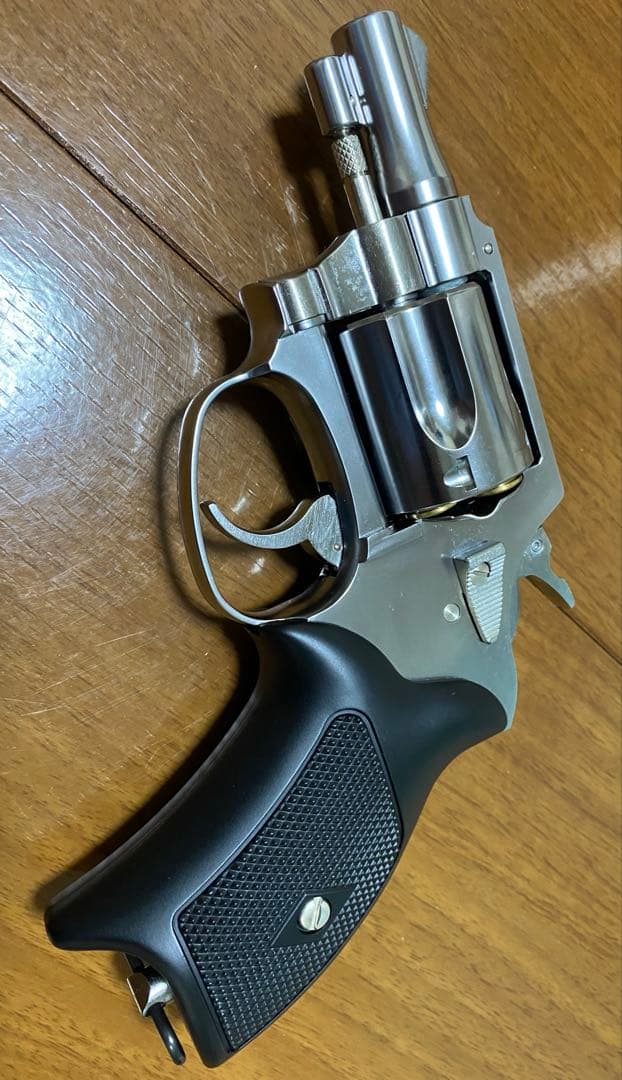 マルシン工業ポリスリボルバーニューナンブ シルバー6ミリBB弾希少ヘビーウェイト