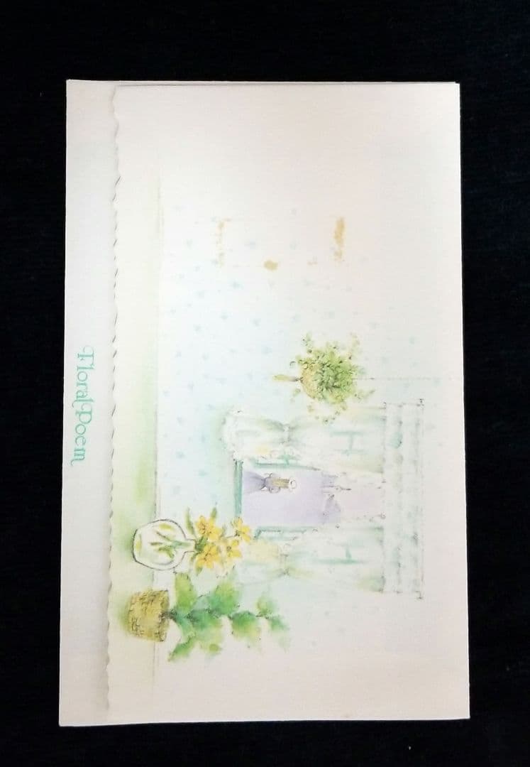 【激レア】floralpoem フローラルポエム　封筒　レターセット　昭和レトロ