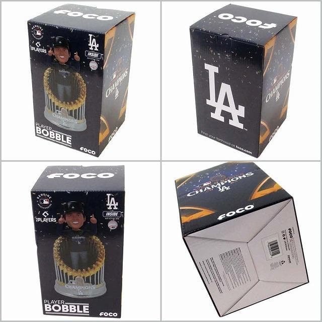 大谷翔平　ワールドシリーズ優勝記念 トロフィーボブルヘッド