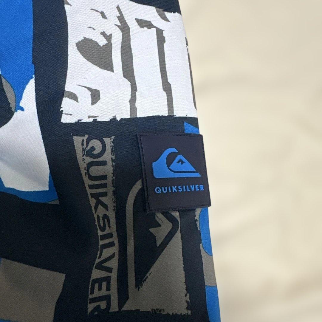Quiksilver スノーウェア 140 青上下