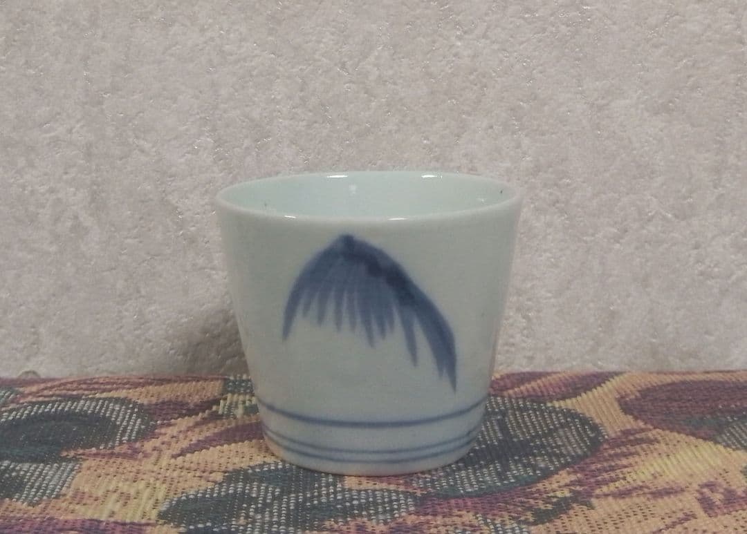 初期手 蕎麦猪口 柳の図