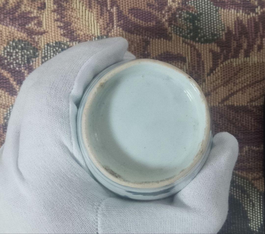 初期手 蕎麦猪口 柳の図