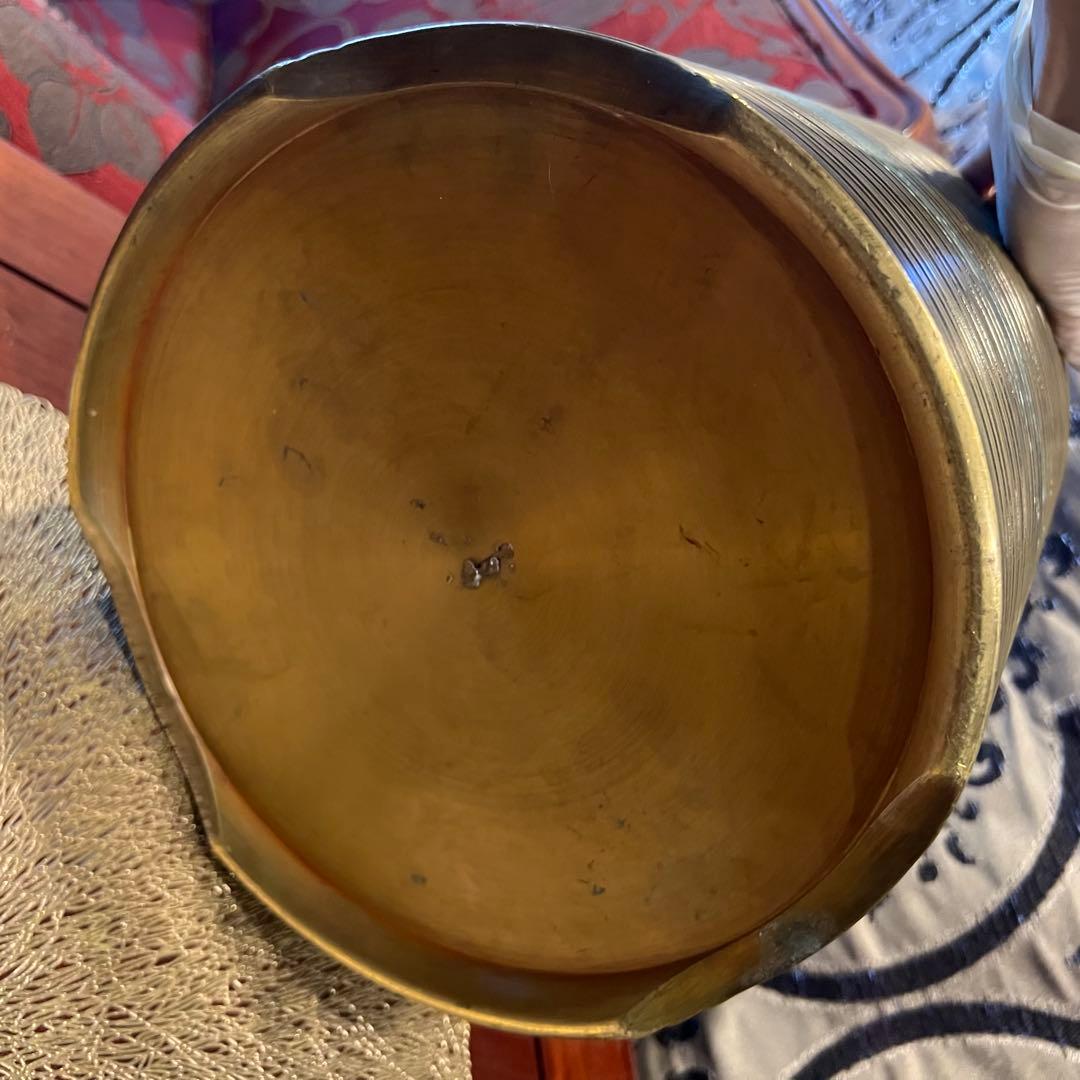 時代火鉢　火鉢　真鍮　Japanese traditional crafts