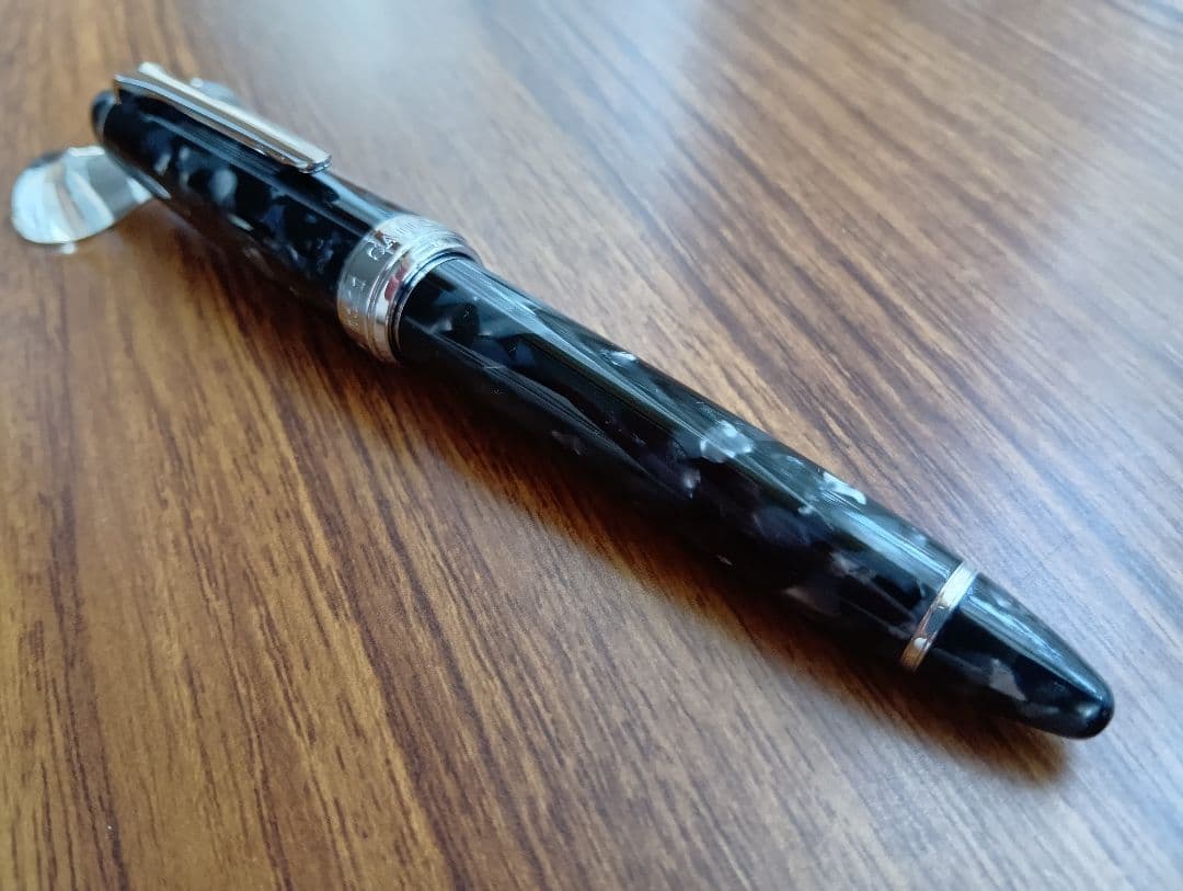 セーラー万年筆 プロフィットスタンダード モザイク 銀 ブラック 14K 中細字